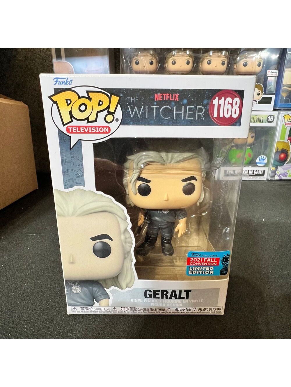 Funko Pop Geralt 1168 The Witcher Netflix 2021 Fall Convention Limited Edition